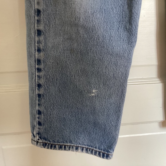 VINTAGE DISTRESSED MENS DISTRESSED 550 LEVI’S JEANS 34 x 30 RELAXED FIT - Picture 10 of 15